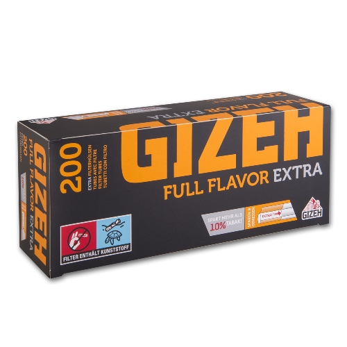 GIZEH Extra Filterhülsen 5x200 Stück Packung