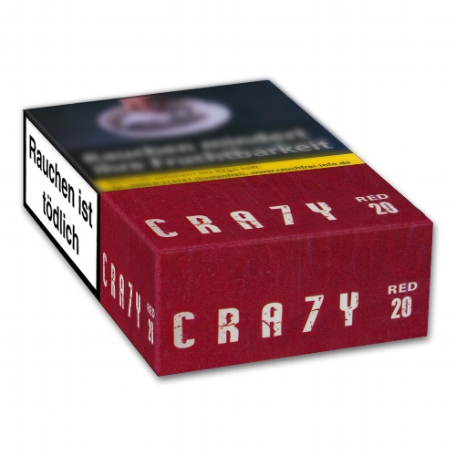 CRAZY Red Filterzigarette (10x20)
