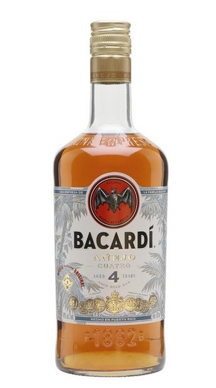 Rum Bacardi Anejo Cuatro | 4 Jahre | 40% Vol. | 0,7l