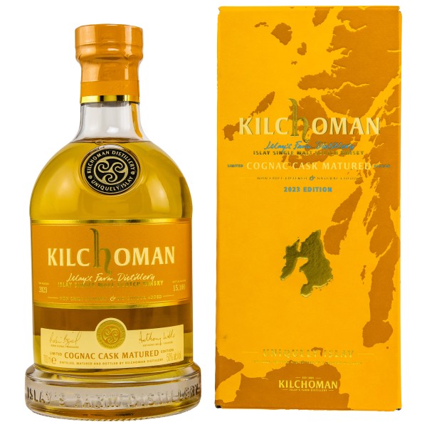 KILCHOMAN Cognac Cask 2023 | Limited Edition | 50% Vol.