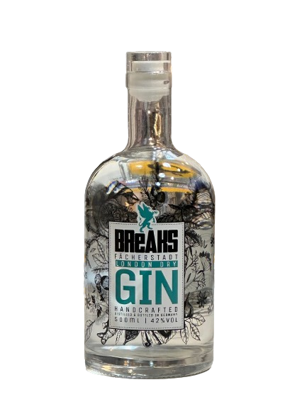 Gin BREAKS Premium London Dry | 42% Vol. | 0,5l