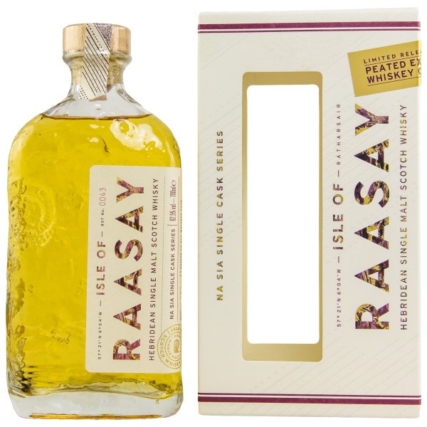 Isle of Raasay Single Cask #18/629 62,5% Peated First Fill Rye